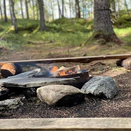 Treetop Ekne - Hytte I Skogen Med Hengebru Otel Levanger Dış mekan fotoğraf