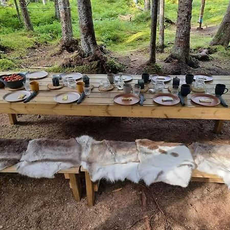 Treetop Ekne - Hytte I Skogen Med Hengebru Otel Levanger Dış mekan fotoğraf